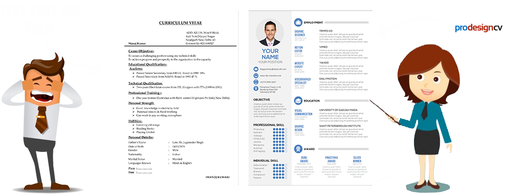 bad cv vs new cv format