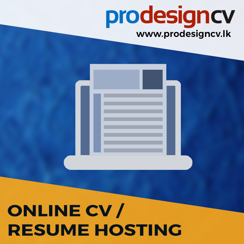 online cv, online hosting