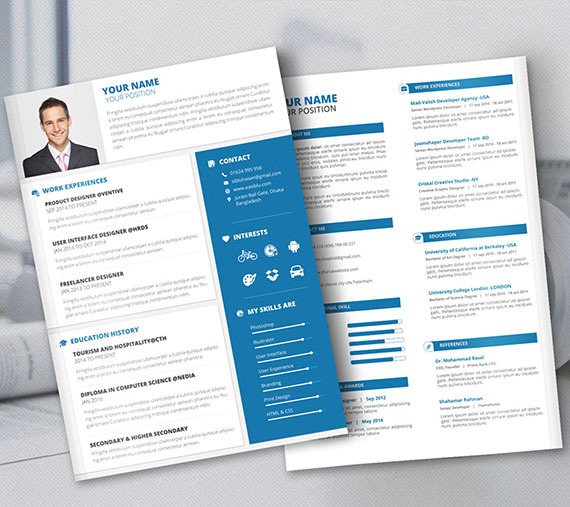 new cv format design, cv format